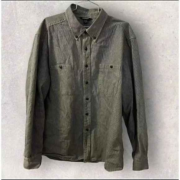 Vintage Oshkosh 1895 Workwear Denim Button Up Shirt Men’s Size XL - Picture 5 of 11